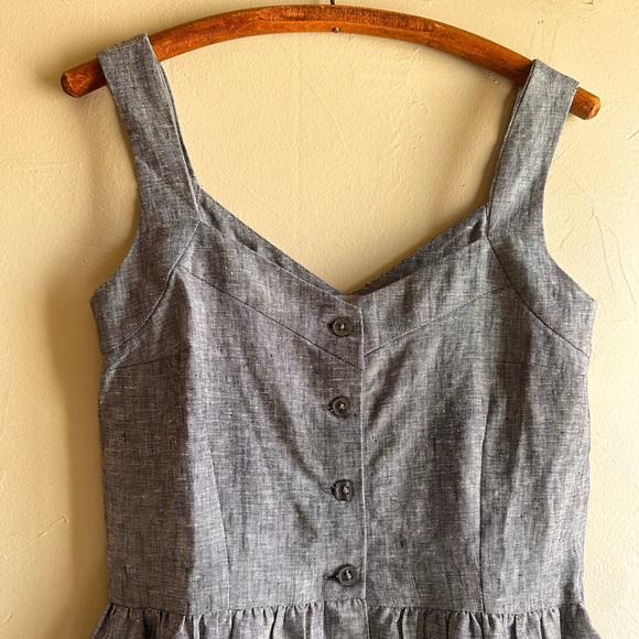 Liz Alig linen sleeveless halter sundress - Picture 3 of 8